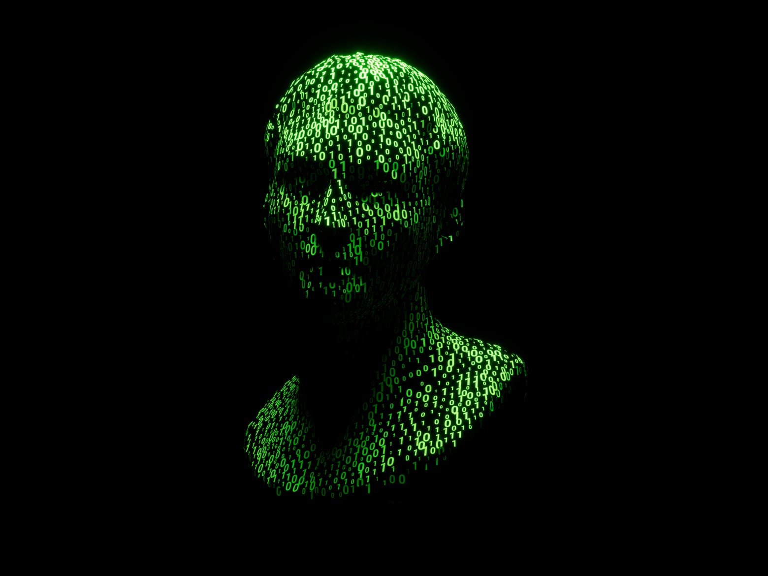Cyfrowe Awatary I Tożsamość Online: Sztuka Tworzenia Persony W Wirtualnym Świecie Face Head Abstract Hologram Data Machine Concept Backgroundmedical Research 3D 1 1